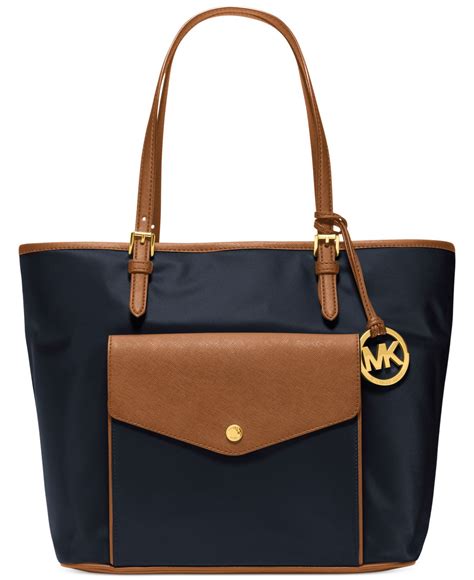 michael kors nylon handbags|Michael Kors black nylon tote.